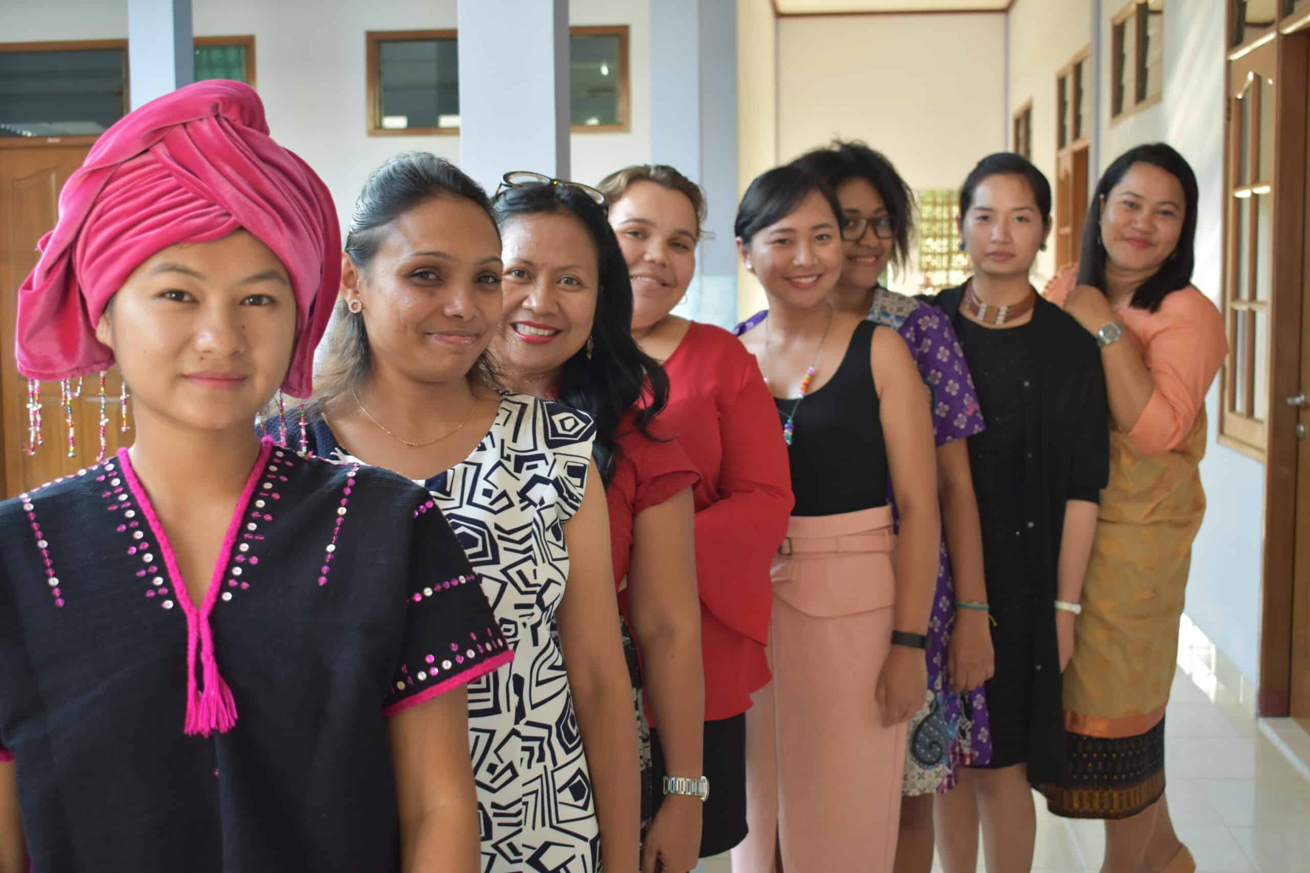 Participants getting ready for Solidarity Night, 27th Annual DTP program, Timor-Leste