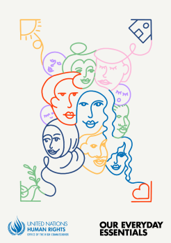 Human Rights Day 2025 Our Everyday Essentials logo. Credit: OHCHR/UN