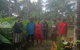 Agustinus Mahuze's team in the forest. Credit: Agustinus Mahuze