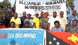 Alliance of Solwara Warriors calling for a ban on deep sea mining