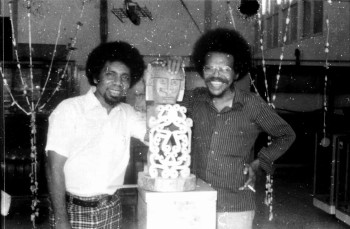 Arnold Ap (left) and Sam Kapissa founded Mambesak. Credit: Courtesy Constantinople Ruhukail
