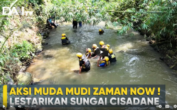 Title still from Pemuda Masa Kini, Jaga Sungai Cisadane. Credit: Bumiku Satu