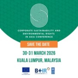 Corporate Sustainability and Environmental Rights Conference flyer