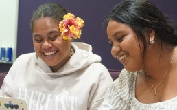 Smiling people