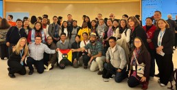 Indigenous Peoples delegates from AIPP attending the 13th session of United Nations Forum on Business and Human Rights, at Palais Des Nations, Geneva, Switzerland. Credit: AIPP