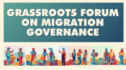 Grassroots Forum on Migration Governance banner. Credit: GFMG