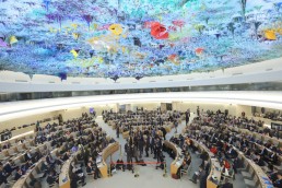 Overview of the Human Rights Council at the United Nations in Geneva, Switzerland February 27, 2023. Credit: Reuters/Denis Balibouse