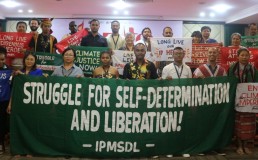 Participants at the Indigenous Peoples Movement for Self-Determination and Liberation leaders conference in Cambodia. Credit: IPMSDL