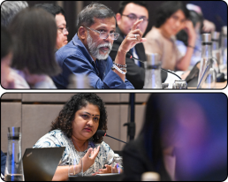 William Gois and Sumitha Shaanthinni Kishna presenting at the Consultation on the Human Right to Development to Enhance the ASEAN Community: Realising Article 35 of the ASEAN Human Rights Declaration 2012. Credit: MFA/Facebook