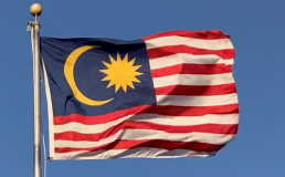 Malaysian flag on pole. Credit: Pete unseth/Wikimedia Commons