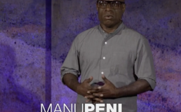 Screenshot of Manu Peni's TED Talk. Credit: TED Talk
