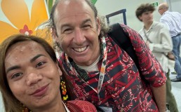 Mitch Teofilo and Joshua Cooper at COP30. Credit: Mitch Teoflio