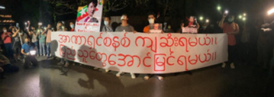 Solidarity demonstrations in Chiang Rai, Thailand