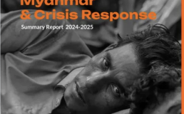 Cover of Myanmar and Crisis Response report. Credit: ASEAN Parliamentarians for Human Rights