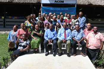 Group photo of PIANGO Council attending their Triennial meeting in Honiara. Credit: PIANGO