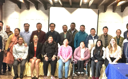 Participants at the National Workshop on the Indigenous Navigator Climate Change Survey. Credit: Shohel Hajang
