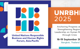 Logo for the UNRBHR Forum in Bangkok. Credit: UNRBHR Forum