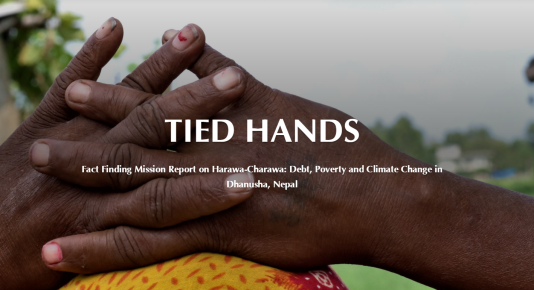 Cover of FORUM-ASIA's Tied Hands report