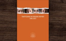 Cover of Trafficking in Persons Report June 2023. Credit: US State Department