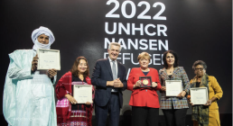 Winners of the 2022 UNHCR Nansen Refugee Award. Credit: UNHCR