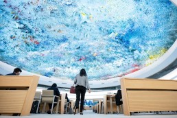 A view of a meeting during the fifty-fourth session of the Human Rights Council. Credit: UN Photo/Jean Marc Ferré