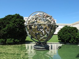"Armillary Sphere," Ariana Park, Palais des Nations / Palace of Nations, Geneva (Switzerland) Credit: UN