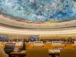 Human Rights Council chamber. Credit: Tharushi Dishara