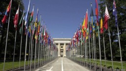 Exterior of the UN Geneva. Credit: AFP/Getty Images