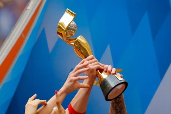 The Women's World Cup Trophy. Credit: Getty Images