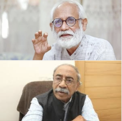Bangladeshi human rights defenders ZI Khan Panna and Shahriar Kabir. Credit: South Asian for Human Rights/Facebook