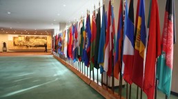 2nd Floor Flag Hall at the UN. Credit: UN Photo/CCOI