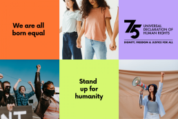 Human Rights Day 2022 banner. Credit: UN