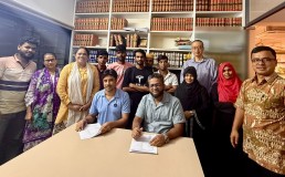 Signing of collective barganing agreement