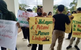 Environmental Human Rights protesters in Indonesia. Credit: Change.org