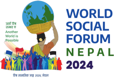 World Social Forum Nepal logo. Credit: World Social Forum